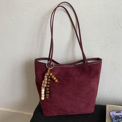 Shoulder Bag Autumn New Large-capacity Bag Women's Retro Shoulder Underarm Bag Lazy Wind Commuter Tote Bag