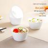 Sky Top Pure White Bone China Dinnerware Bowls