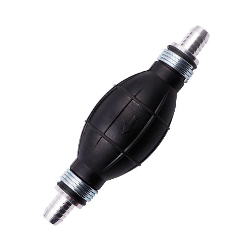Pompa del Carburante Manuale 6mm 8mm 10mm 12mm Gomma Nera Alluminio Mano Olio Benzina Liquido Pompa di Trasferimento