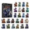 Dragon Fan Collection Christmas Advent Calendar 2026, 2D Flat Acrylic Ornaments, 24 Days Countdown Gift Box for Kids, Fantasy Lovers Themed