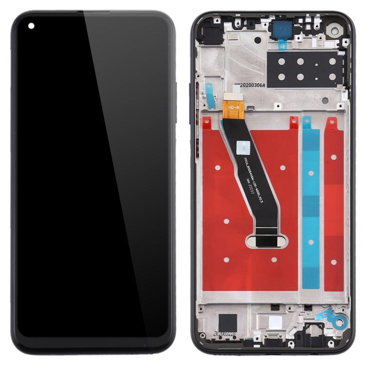 

OEM Grade S LCD Screen and Digitizer Assembly+Frame Replacement Part (without Logo) for Huawei P40 lite E/Y7p (2020) Black