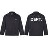 Graffiti Letter Print Hooded Sweatshirt Jacket Men Loose Fit Streetwear Long Sleeve Cotton Pullover