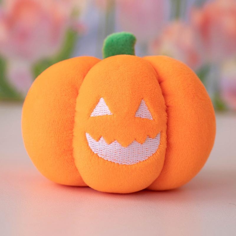 Halloween Luminous Pumpkin Plush Doll and Pendant Ornament for Kids