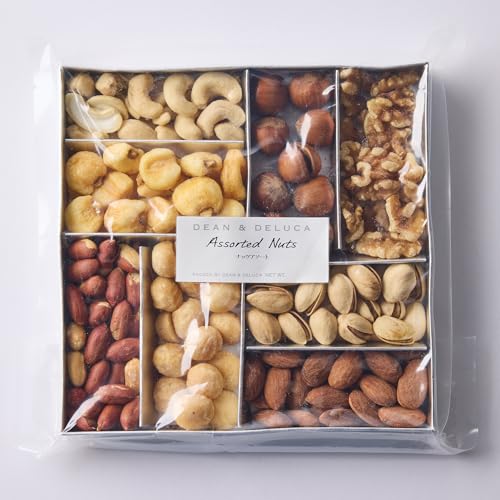 DEAN & DELUCA Dried Nuts Assortment (8 Varieties) In a Wooden Box NEW