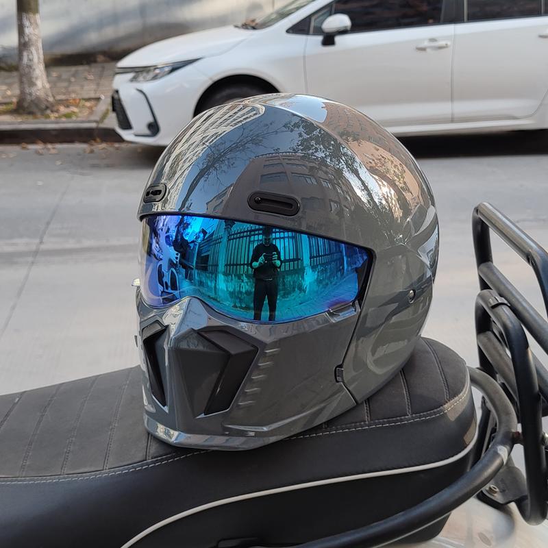 

Новий Scorpion Retro Motorcycle Cascos Moto Locomotive Personality Багатоцільовий комбінований шолом Half ML XL XXL XXXL M