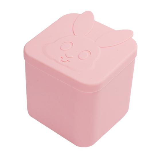 Silicone Bear Bunny Dips Containers Salad Dressing Container Condiment Snacking Box with Lids Food Safe Lunchbox Organizer for Kids