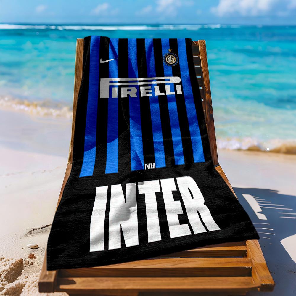 Inter Milan Beach Towel Quickdry Soft Microfiber Comfortable Lightweight Portable For Swimmingbeachcamping Travel Beach Accessoriesgym