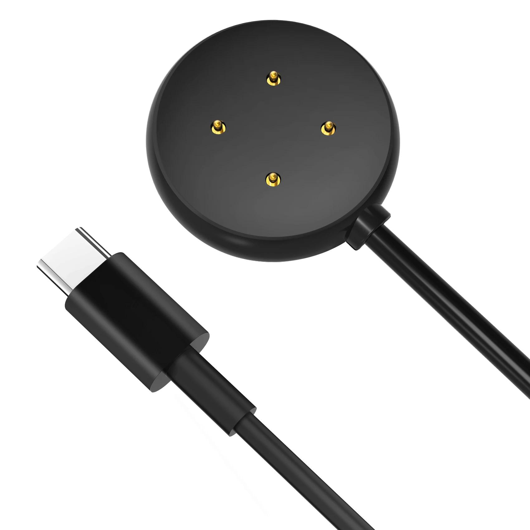 

2-Pack Replacement Charger for Google Pixel Watch 2/3 USB-C Smartwatch Charging Dock чорний
