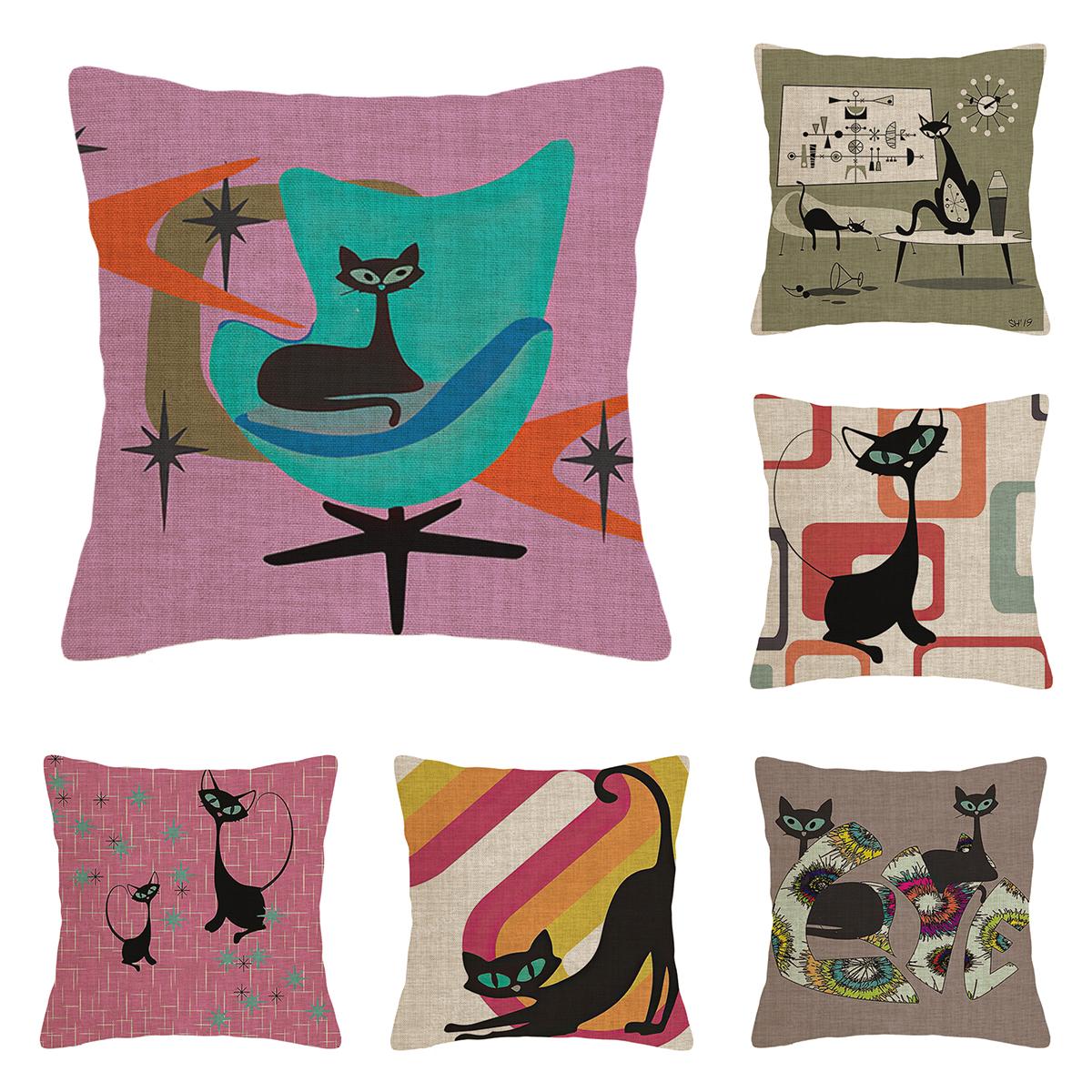 Tonnika Chen Unisex Home Living Room Modern Decoration Cushion Decoration Pillow Cover 45*45 40X40cm 60X60cm 45X45cm Abstract 50X50cm Boho
