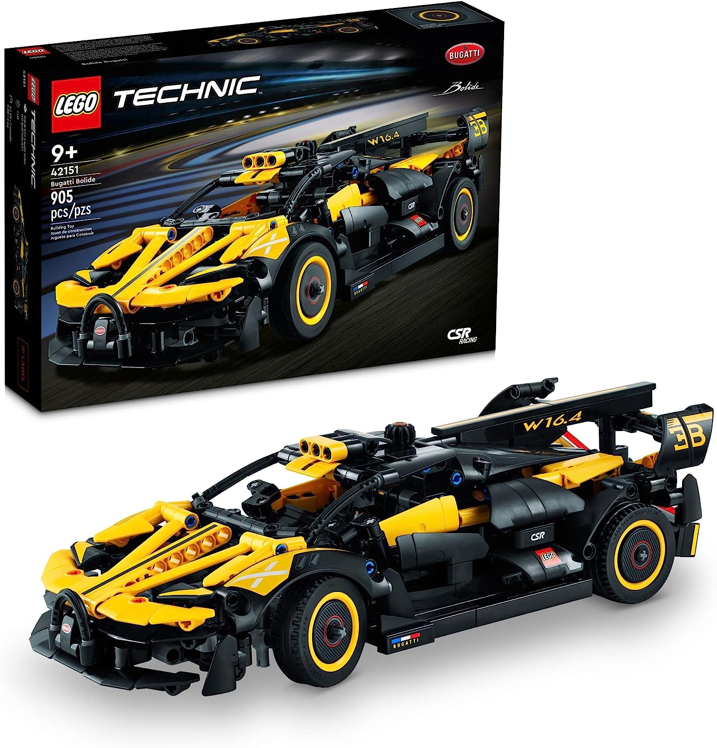 

LEGO Technic Bugatti Bolide Racing Car 42151, набор для сборки моделей, гоночные инженерные игрушки, коллекционный культовый набор для сборки спортивного автомобиля