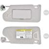 Nakuuly Left Driver Side Sun Visor Gray With Light, Without Sunroof Compatible With Nissan Altima 2013 2014 2015 2016 2017 2018 Replaces #