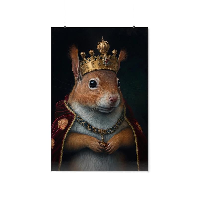 Modern Squirrel Wall Art Cute Animals Poster Canvas Paintings And Print HD Pictures For Living Room Home Decor Frameless Gifts