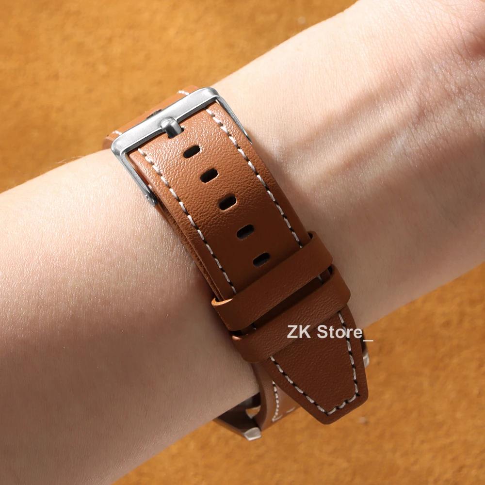 Leather 22mm 20mm Strap for HUAWEI WATCH GT 5 4 46mm WATCH 4 Pro GT 3 GT2 Pro 42mm Bud Band Watchband Soft Replacement Wristband