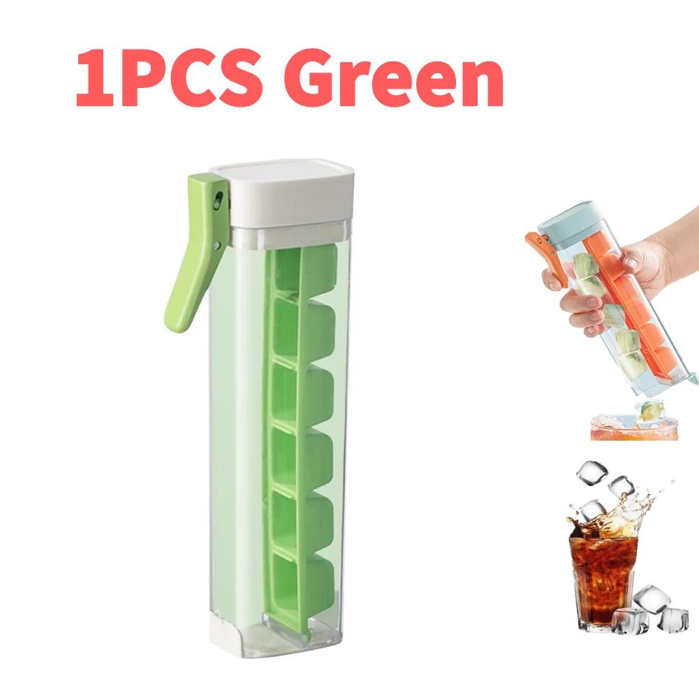 1-5PCS One-handed Pressing Ice Latticeasy Push and Pop Out Cube Ice Maker Home Creative Ice Mould Homemade Small Ice Moulds