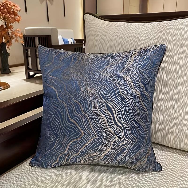 1pc, Marble Texture Cushion Cover, Pillow Cover, Room Decor, Bedroom Decor, Sofa Decor, Collectible Buildings Accessories (Cushion Is Not Included)