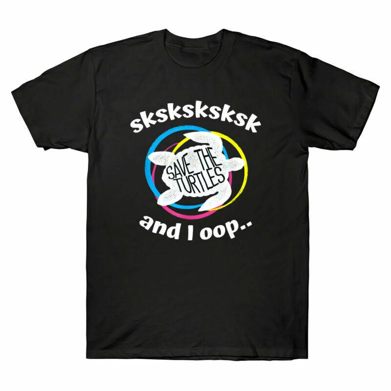 The Sleeve I Unisexs Sksksk TShirt Vintage Oop And Cotton Turtles Save Short S