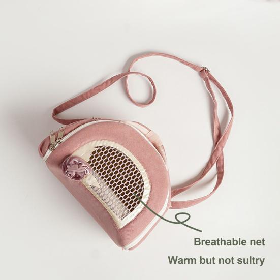 Yousheng Taška na přenášení mazlíčků Prodyšná taška na přenášení malých mazlíčků Pohodlná cestovní taška pro mazlíčky pro křečka morče králíka