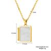 MaiLun Photo Album Pendant Necklace Personalized Photo Jewelry Gift for Valentine's Day