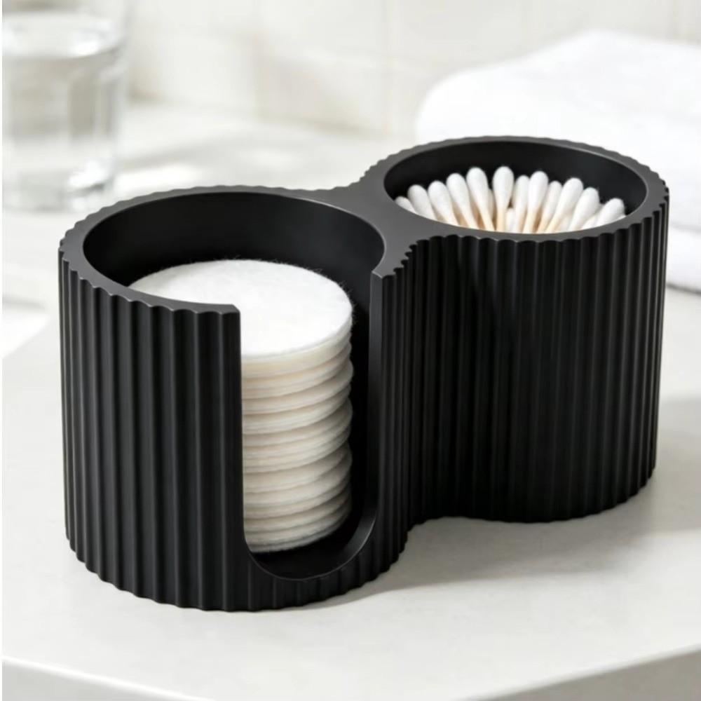 Minimalist Cotton Swab Holder 3D Printed Cotton Pad Holder Home Decoration