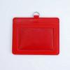 PU Leather ID Card Holder Horizon Style Student ID Pass Cover School Office Exhibition Badge Holder Porta Credencial Id Card