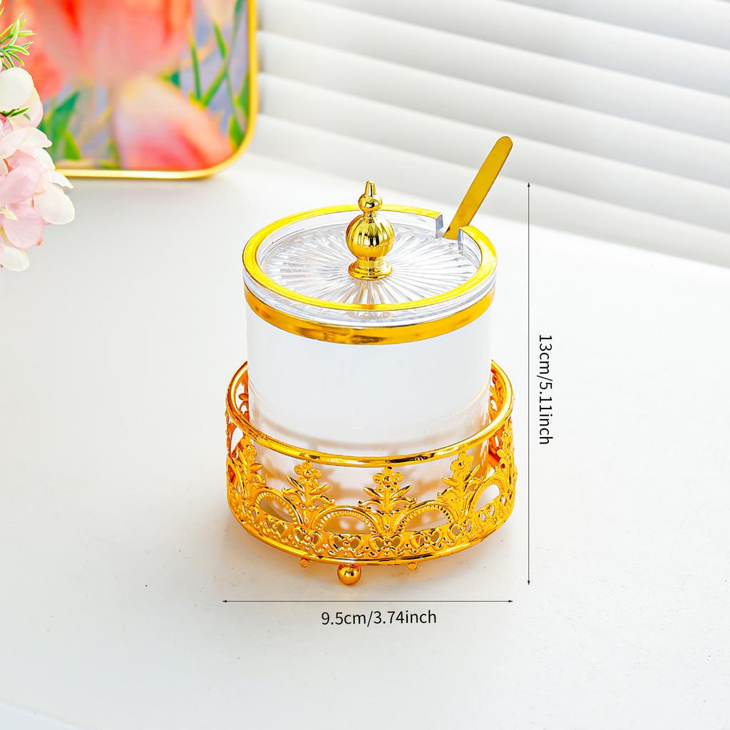 Seasoning Box Household Kitchen Light Luxury Seasoning Storage Box Desktop Seasoning Bottle Jar Sealing Seasoning Salt Jar Seasoning Jar