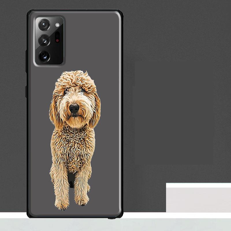 Brown Cockapoo Case For Samsung Galaxy S23 S24 S25 Ultra S9 S10 S20 S21 S22 Plus S23 FE S25 FE Phone Cover