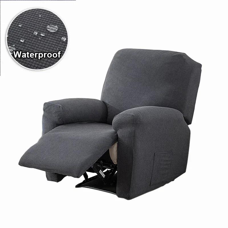 Waterproof Recliner Sofa Cover For Living Room Jacquard Sofa Slipcover Non Slip Armchair Cover Office Home Decor Couch Cover