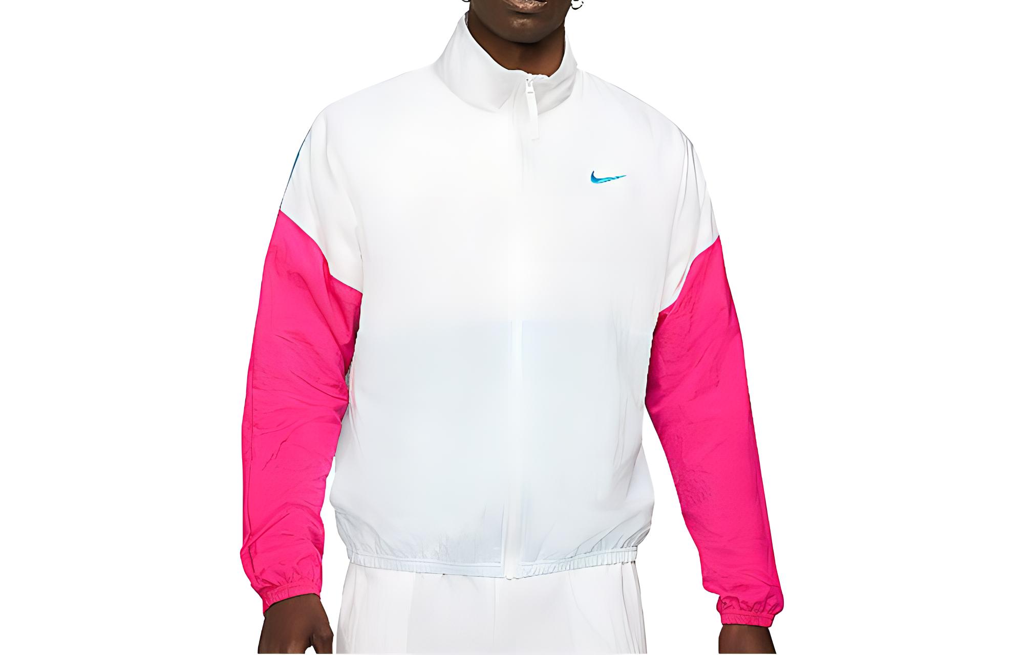Nike Jackets Men s White Stand Collar Moderate Other CW7349-100 XL