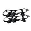 1 Pair M L Crampons Shoes Cover 24 Teeth Anti-Slip Ice Grips Gripper Shoes Boot Hiking Ice Climbing Shoe Spikes Climbing Chain