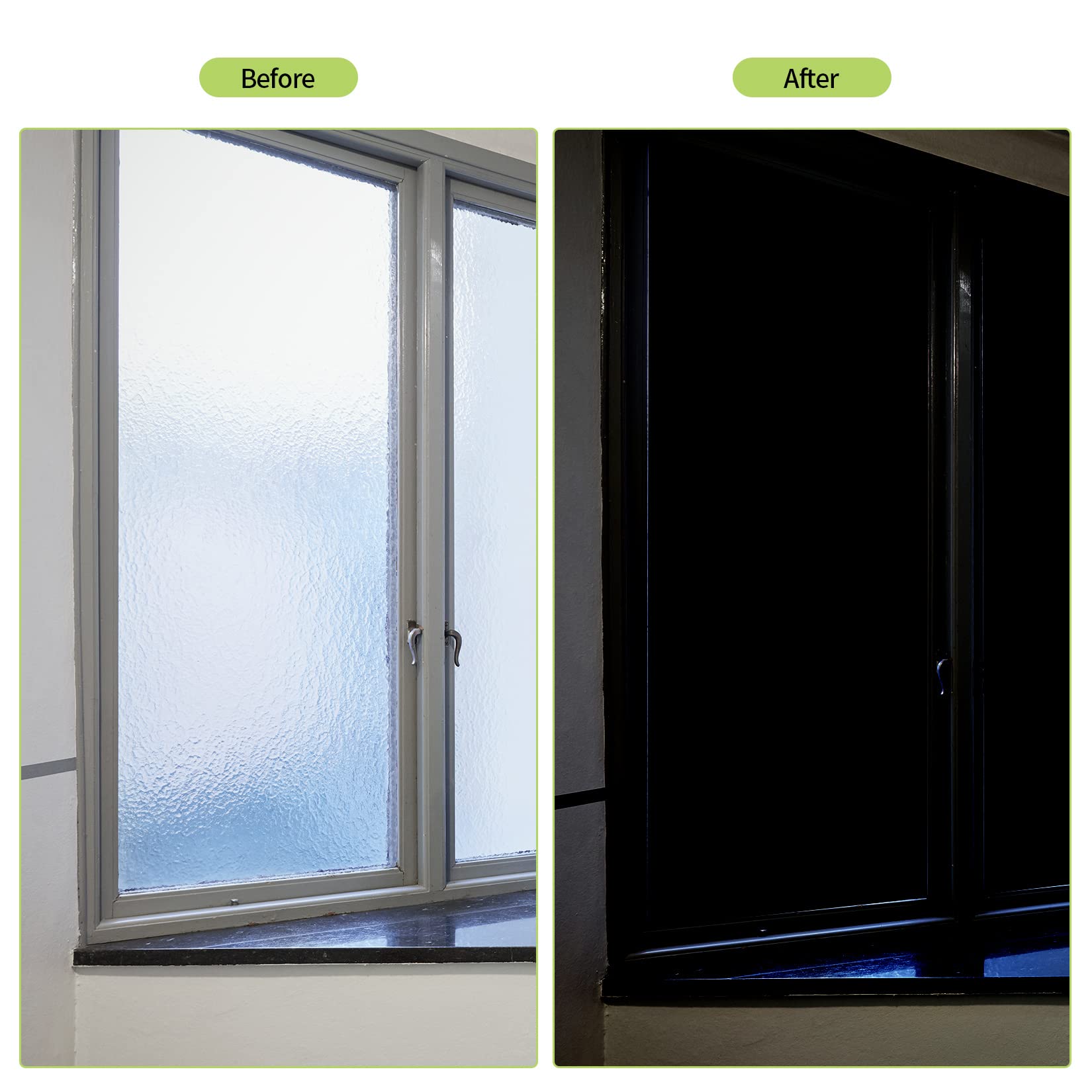 

Блэкаут шторы-жалюзи 150x300см - без страз, самоклеящиеся