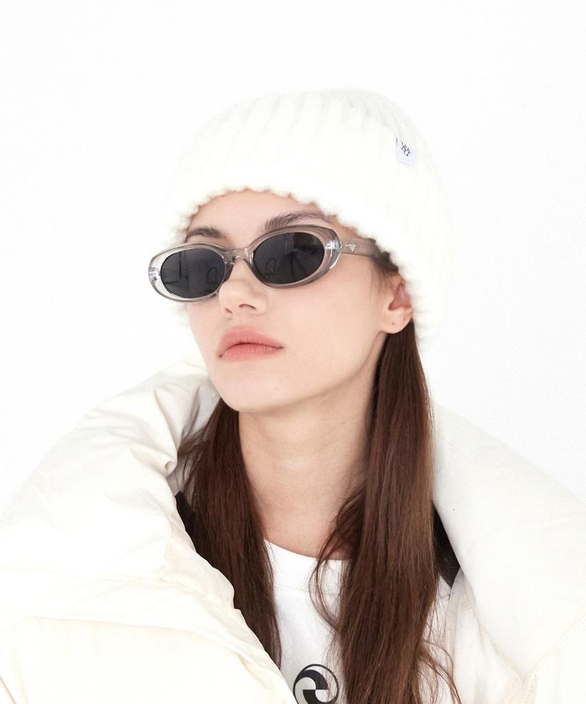 ULUK Lucida White Label Basic Thick Knitting Beanie_Ivory