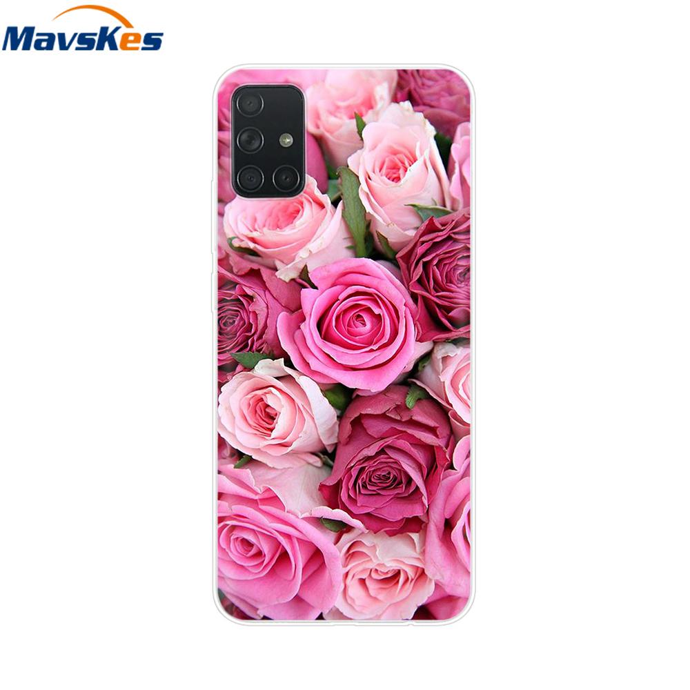 For Samsung Galaxy A51 Case Silicon Transparent Back Cover Phone Case for Samsung Galaxy A71 SM-A715F A515F A 51 71 Cover Fundas