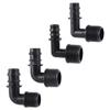 1/2" 3/4" Male Thread Elbow Connector DN16 DN20 90 Degrees Garden Micro Irrigation Pipe Connectors Angle Bend Water Fittings