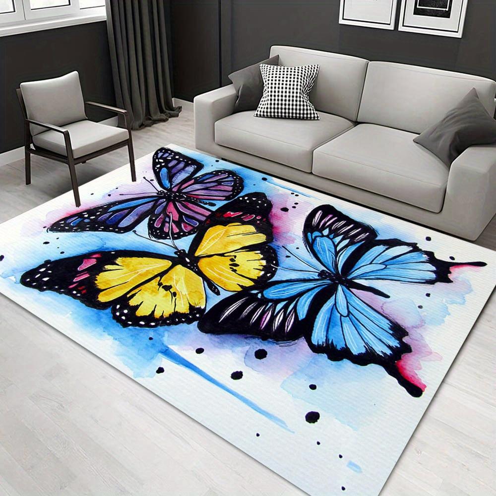 

1pc 2081059714 Pattern Carpet, Area Rug For Living Room Bedroom Room Bed Chair Laundry Entryway Corridor Yard Non-slip Outdoor Camping Rug F 60cm by 90cm