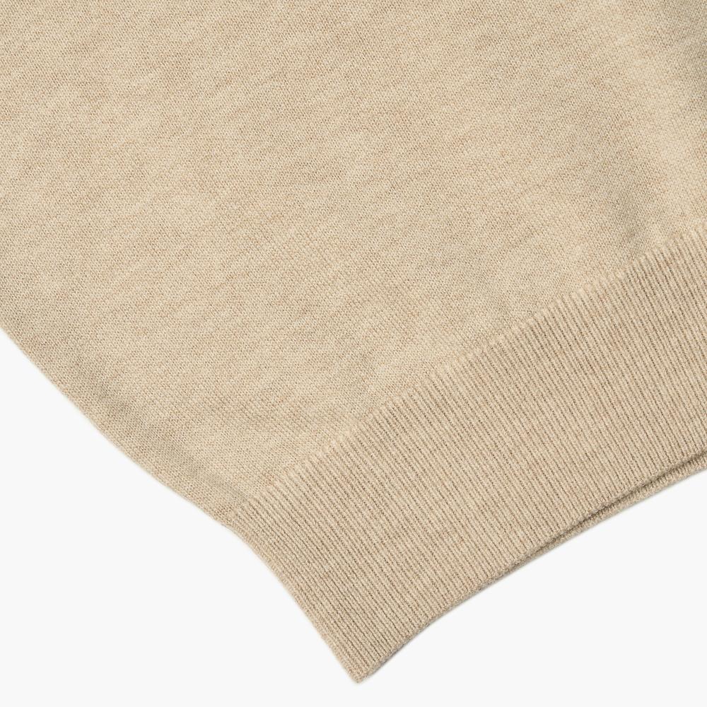 VERNO 24Fw Turtle-Neck Knit Oatmeal