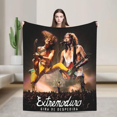 Extremoduro Rock Band Tour Blanket Cozy Soft  Throw Blankets for Bed 50x60 Inch Multiple Sizes Quilt
