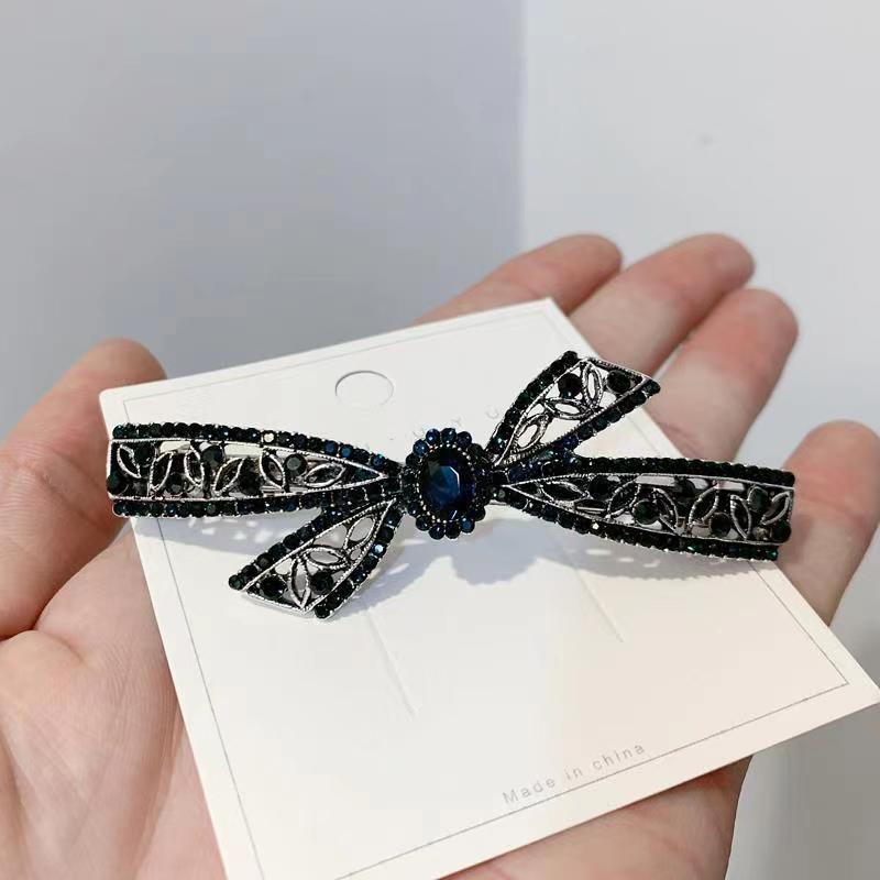 Classic Retro Korean Style Butterfly Hair Spring Clip - Hot Selling Internet Celebrity Bangs Clip