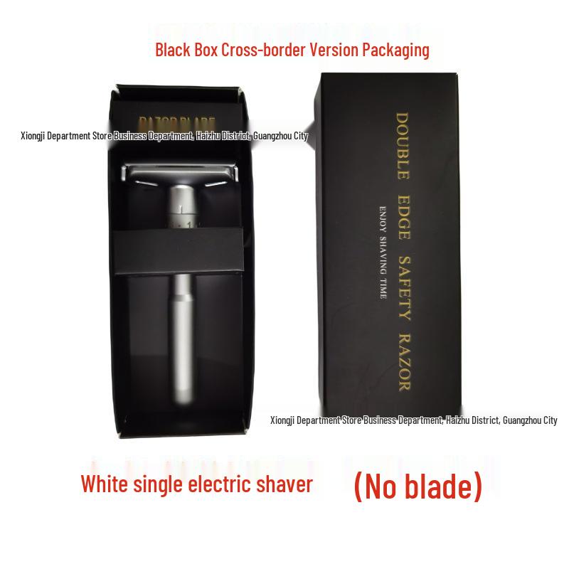 Famous Brand Adjustable Men's Manual Razor - Upgraded, Washable Stainless Steel, Double-Sided Blade