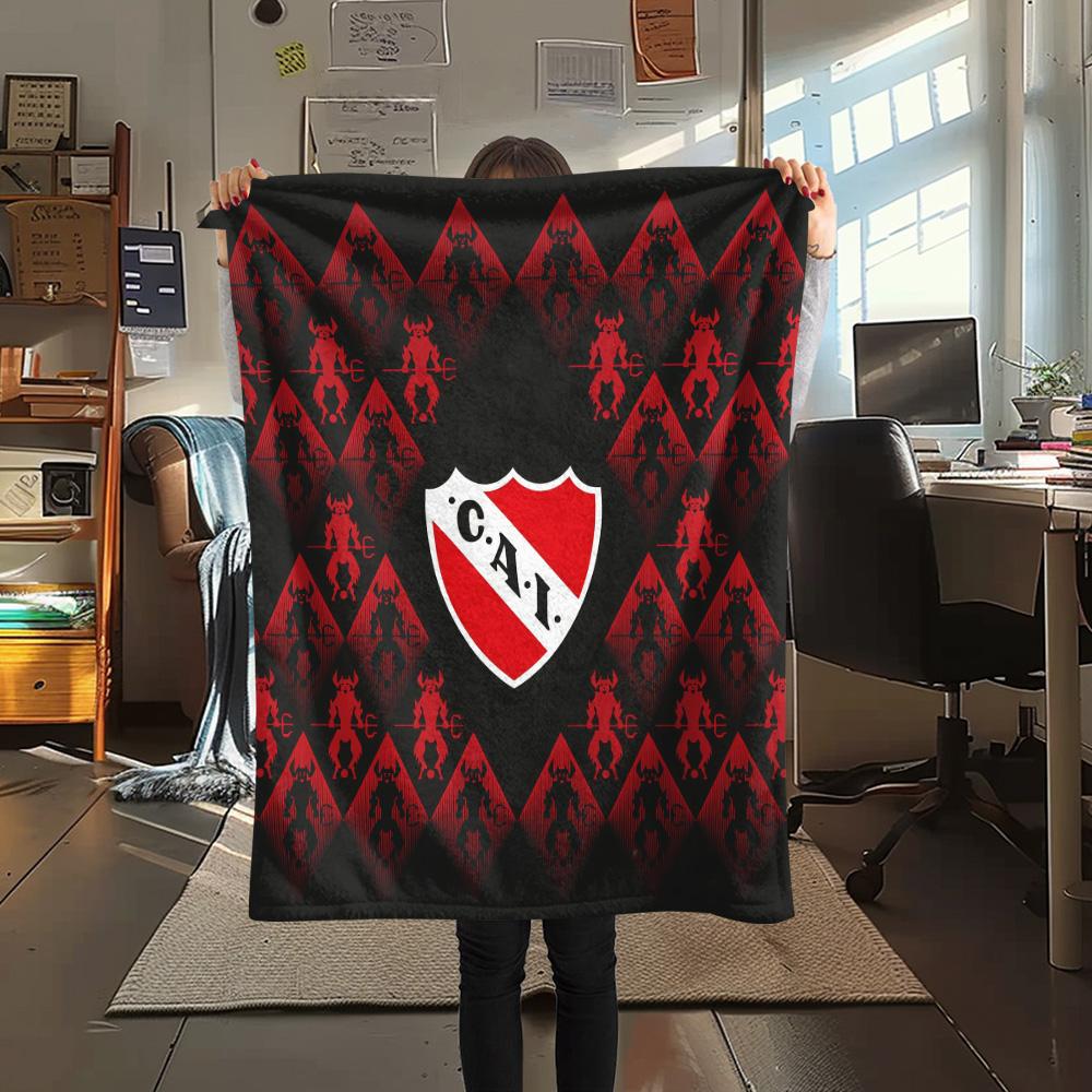 Club Atletico Independiente Flannel Blanket, High quality Comfortable for All Seasons, Home Decor, Warmth and Comfort