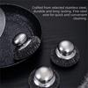 6 Pièces Brosse pour Casseroles en Acier Inoxydable Robuste Poignée Ergonomique Grattoir Métallique Nettoyage de Casseroles