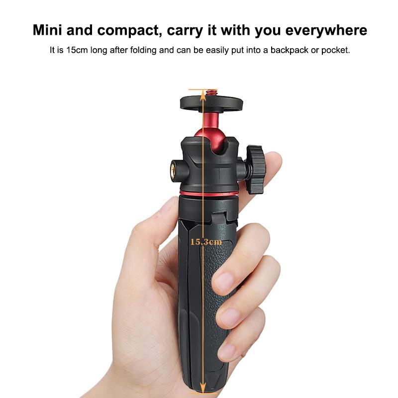 Verlängerungsstange Stativ Selfie-Stick Stativständer Griff Handgriff Desktop Selfie-Stick Handkamera Live-Vlog Für Action-Kamera