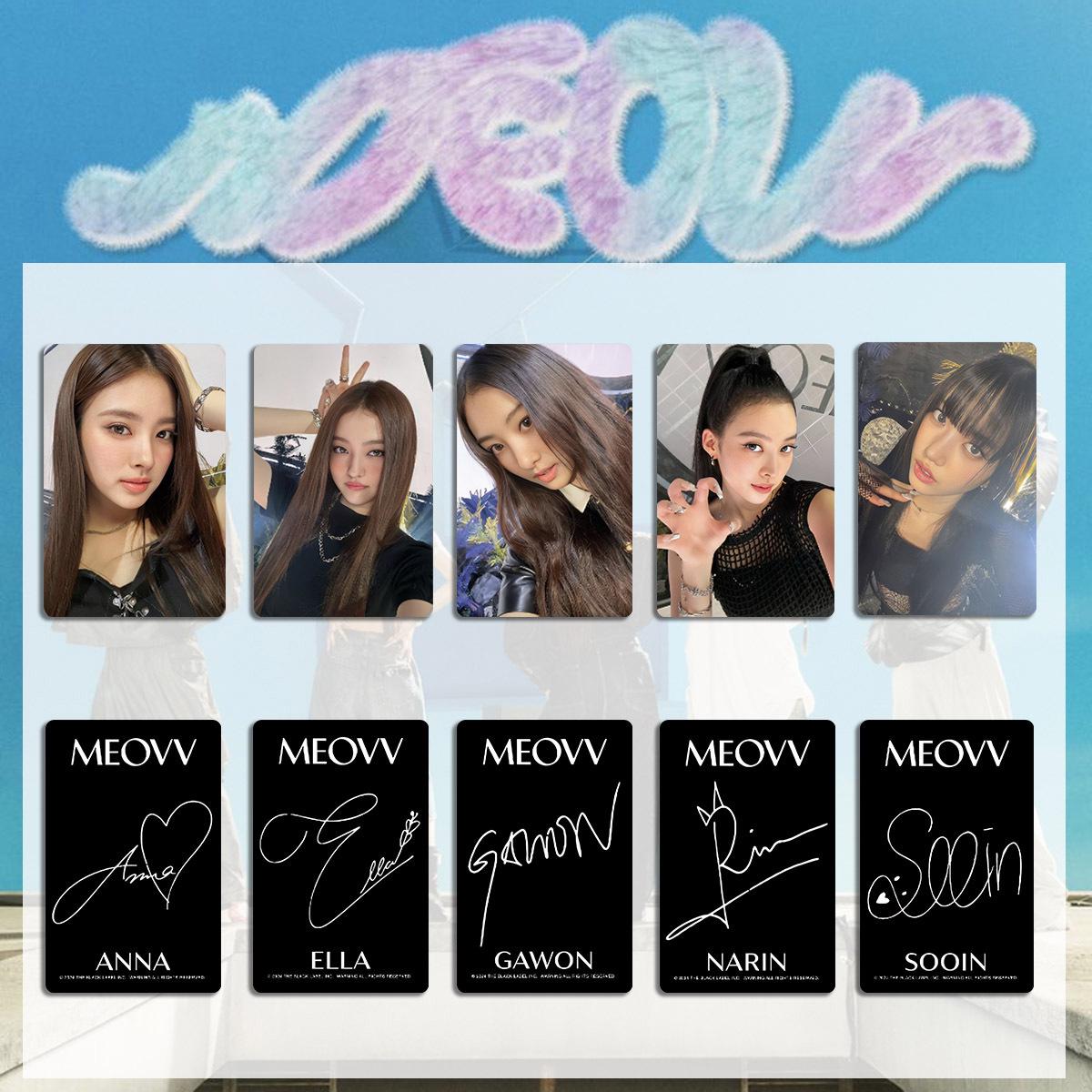 MEOVV Anna Narin Gawon Random MEOW Broadcast Cards