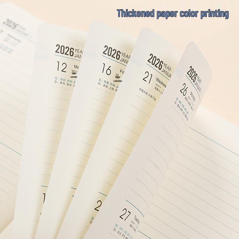 2026 Floral Agenda: Daily Planner & Weekly Calendar Notebook for Time Management Efficiency