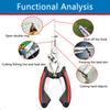 Multi-functional fishing pliers Stainless steel non-slip high-strength cutting line handle Fishing equipment