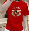 Trendy Brand Men's Luxury Round Neck Short-Sleeve Summer T-Shirt - Casual, Versatile, High-Quality Print