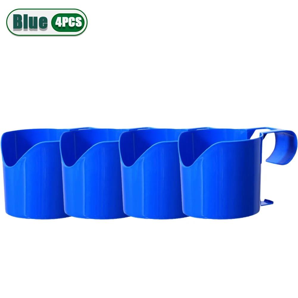 Heavy Duty Poolside Cup Holder No Drill Hanging Organizer with Strong Grip for Hot Tub Beach Patio Swimming Pool Accessories