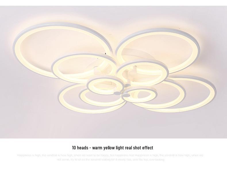 Modern Minimalist Ceiling Lamp for Living Room, Bedroom, or Restaurant