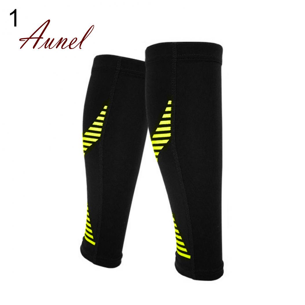 

1 шт., унисекс, беговые тренировочные упражнения, компрессионный бандаж для икр, поддерживающий бандаж M чёрный