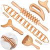 12-in-1 Wood Therapy Massage Tools Lymphatic Drainage Massager Wooden Massage