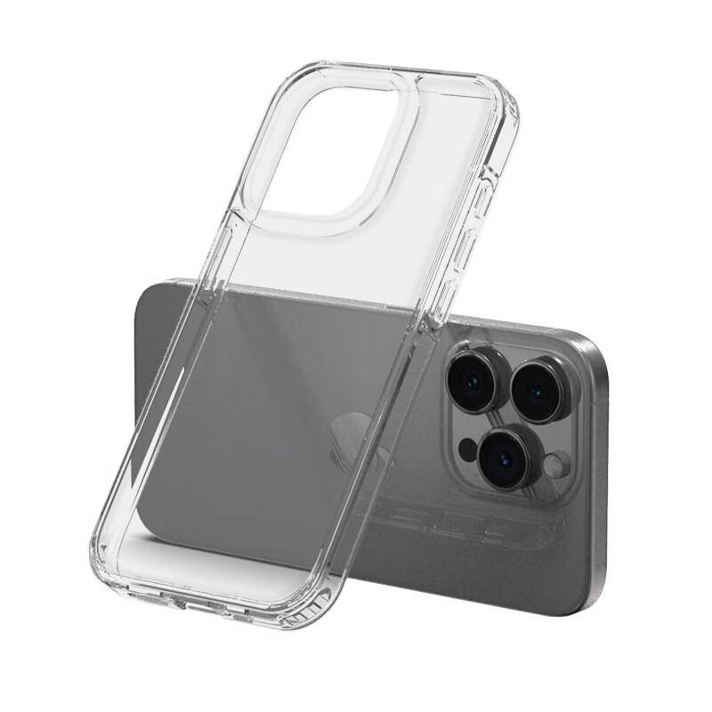 Ultra-Thin Transparent IPhone 15 Pro Max Case, Shockproof Silicone Soft Edge Protective Cover for Apple 15 Pro Max Smartphone